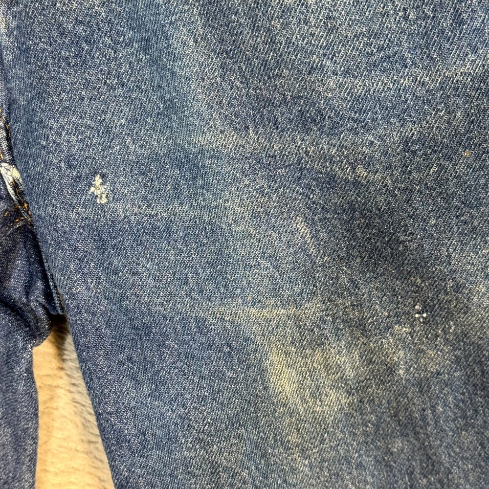Carhartt 381-83 Jeans Men's 29x32 Blue Denim Relaxed Fit Workwear 100% Cotton - Picture 4 of 9